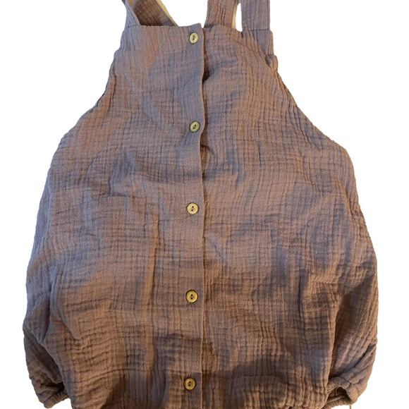 H&M Sleeveless Cotton Romper Suit- LIGHT PURPLE 4T- Boys or unisex - Picture 4 of 5